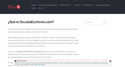 Desktop Screenshot of escuelaescritores.com